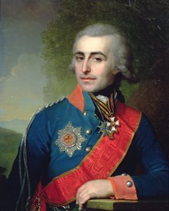 Ritratto del generale aiutante di campo conte Pyotr Tolstoy (1761-1844) 1799